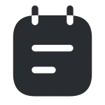 Note Text SVG Icon